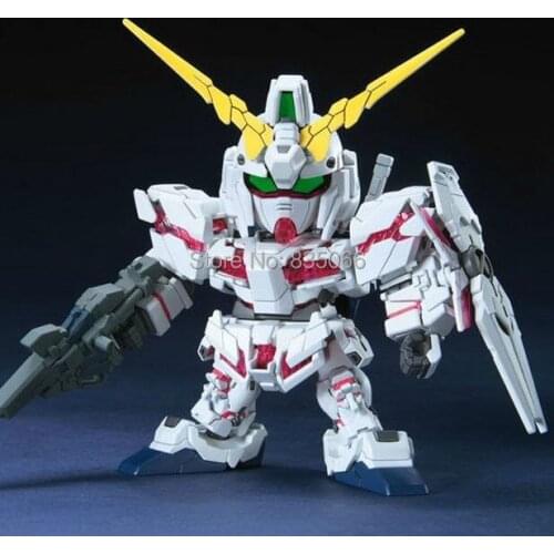 Japanese anime figures SD BB Unicorn robot action figure plastic model kits toys
