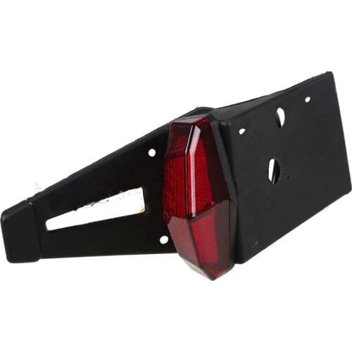 Motorcycle Rear Fender Taillight Cross-country Motorcycle LED Brake Light Cross-country Motorcycle Taillight License Plate Light