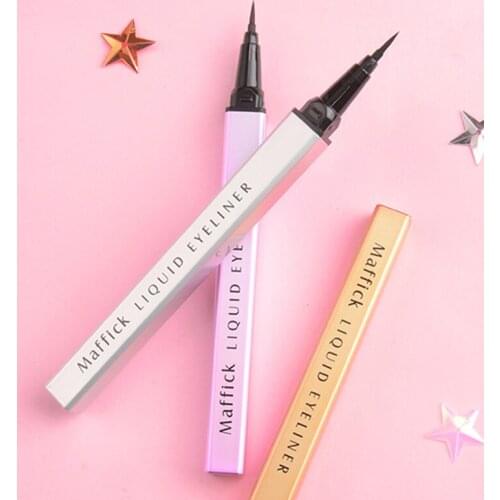 2 Colorl Optional Liquid Eye Liner Waterproof Sweat Resistan Eye Liner Pencil Makeup Tool For Profession Beginning