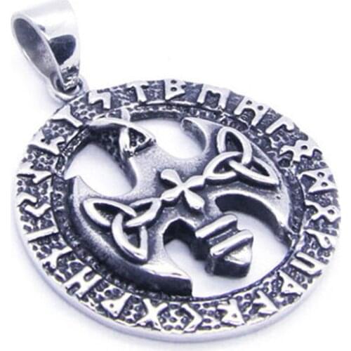 1pc Support Dropship Round Band Party Pendant 316L Stainless Steel Jewelry Fashion Pendant