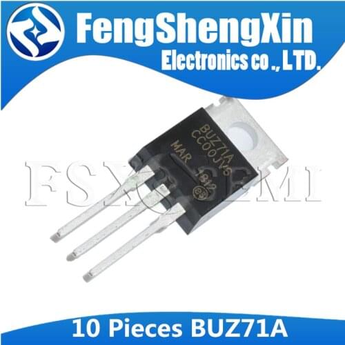10pcs BUZ71A TO-220 BUZ71 TO220 50V 13A N-Channel Power MOSFET