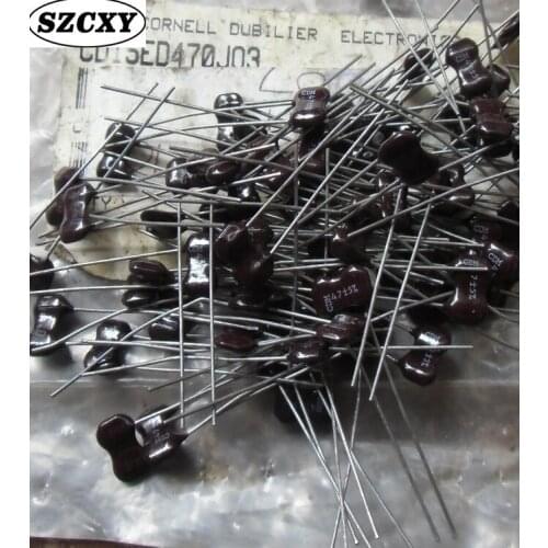 15PPCS Hot selling ,origina CDM CD15ED470JO3F 47pF 500V +/-5% Cornell Dubilier Ceramics capacitor