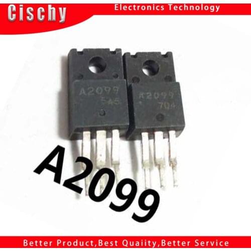 2pcs/lot=1pair 2SA2099 2SC5888 A2099 C5888 TO-220F In Stock
