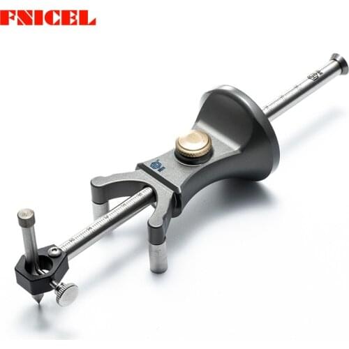 2 In 1 Line Circular Scribe Parallel Drawing Line Scriber Ruler Woodworking Tools Multi-function Marking Tool