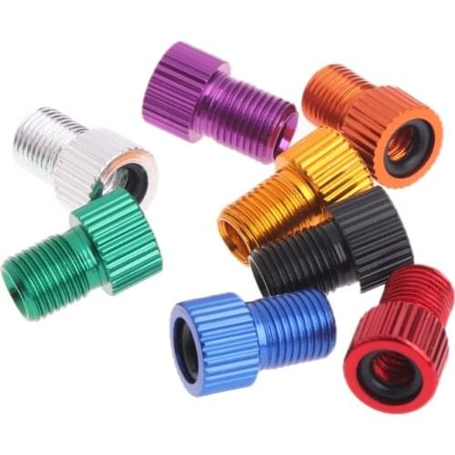 5pcs Presta Schrader Bicycle Valve Adapter Air Pump Road Bike Tire Gas Tube Tool