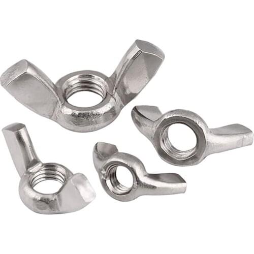 Butterfly Nuts Wing Nuts 316 A4 Stainless Steel Hand Tighten Nut M3 M4 M5 M6 M8 M10 M12