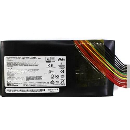 BTY-L78 New 5225mAh Laptop Battery For MSI GT62 GT62VR GT80 GT80S GT73 GT83 GT73VR GT83VR 6RE-026CN 2QE-035CN 11.1V