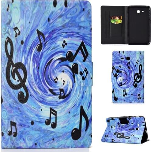 Flip Stand Tablet Case For Samsung Galaxy Tab 3 Lite 7.0 T110 T111 T115 T116 Case 7.0 inch Cute Dog Cat Owl Pattern coque para