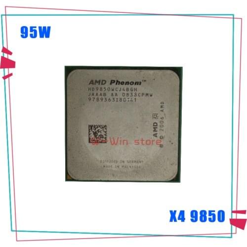 AMD Phenom X4 9850 2.5 GHz 95W Quad-Core CPU Processor HD9850WCJ4BGH/HD985BWCJ4BGH Socket AM2