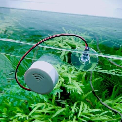 Fish Tank Water Level Alarm High Water Level Sensor Water Detectors with Probe and Sucker for Aquarium Home Water Tank