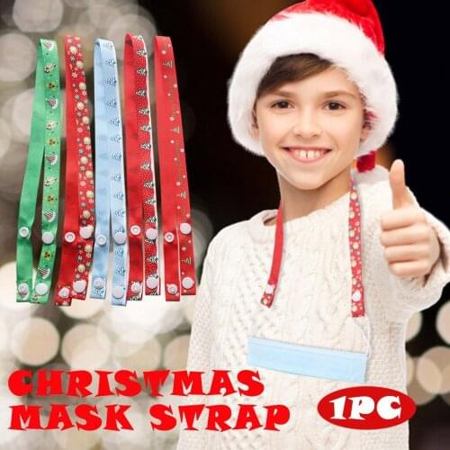 #1PC Children Christmas Mask Strap Lanyard Convenient Safety Mask Rest Ear Holder Rope Mask Strap Mascarillas RD Dropshipping F