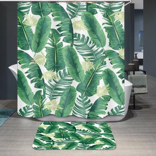 Creative Waterproof Shower Curtain 3D Digital Printing Thick Polyester Shower Curtain DIY Personality Pattern