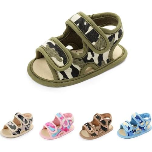 Summer Baby First Walkers Camouflage Casual Infant Boys Girls Shoes Non-Slip Breathable Newborns Crib Shoes