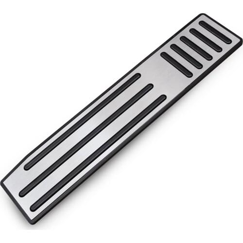 LHD Steel Footrest Foot Rest Dead Pedal Cover Accessories For Tesla Model S X 2012-2020