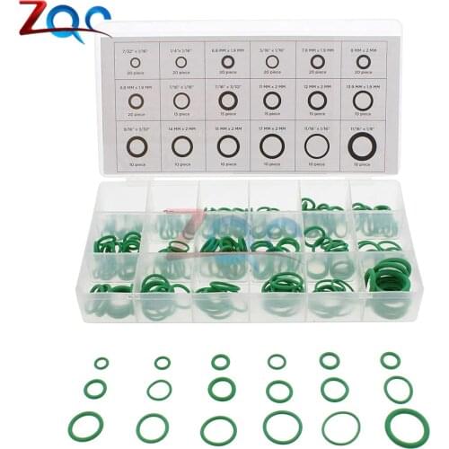 270PCS Assorted Kits SAE and Metric Rubber O Rings Assortment Set O Rings Rubber Washer Gasket for Household Equipment Vehicle