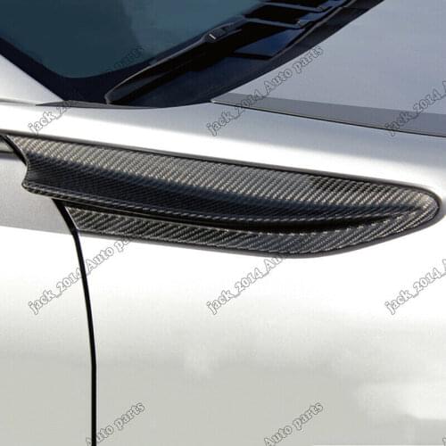 Real Carbon Fiber Side Fender Fin Vents For Subaru BRZ Toyota 86 GT86 Scion FR-S