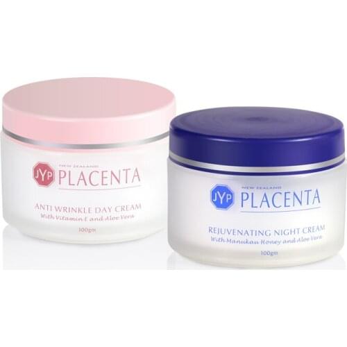 JYP Sheep Placenta Rejuvenating Day Night Cream Nourishing Moisturizing Lanolin Face Neck Body Care Touch Cream Anti Wrinkle