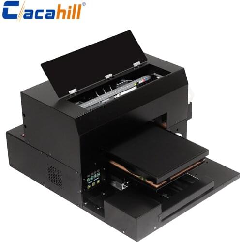 A3 flatbed printer DTG printing machine is suitable for dark and light color T-shirt printing with high resolution color