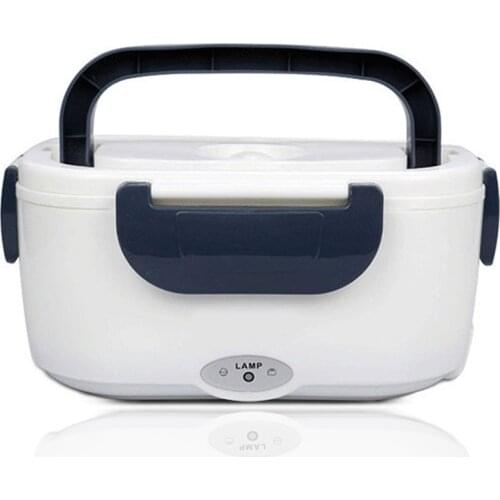 Plastic Electric Heater Lunch Box 220V EU Plug Food Warmer Container Home School Office Heating Bento Box Portable Set