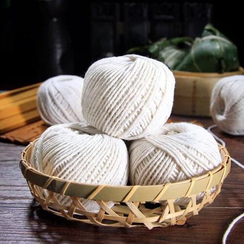 Cooking String Cooking Rope Food Safe Kitchen Cotton String for Trussing Tying Poultry Meat Making Sausage A1