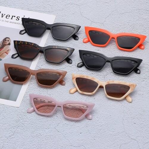 Vintage Eyewear Sun Protection Glasses Women Sunglasses Small Frame UV400 Shades Outdoor Sunglasses