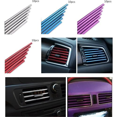 Car parts air conditioning outlet decorative strip clip modified personality for