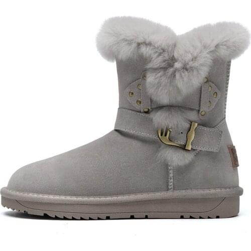 Snow Boots Womens Winter 2021 New Thick Velvet Soft Warm Cotton Shoes All-Match Short Boots Non-Slip Lightweight Cotton Shoes