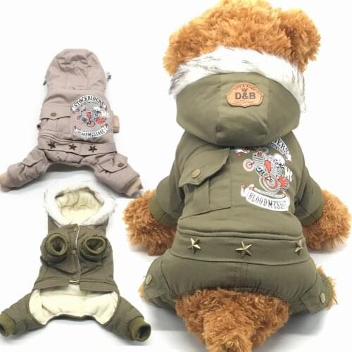 Winter Pet Coat Clothes For Dogs Winter Clothing Warm Dog Clothes For Small Dogs Medium Dog Coat Jackets Chihuahua Bulldog