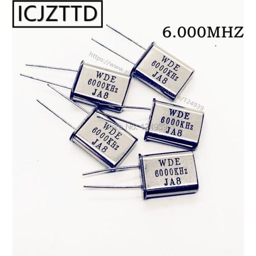 10PCS 49U 2P 4.9152MHZ 4.9152M 4.9152 5.000MHZ 5M 5MHZ 5.000M 6.000MHZ 6M 6MHZ 6.000M HC-49U HC-49/U 11.35mmx4.65mm