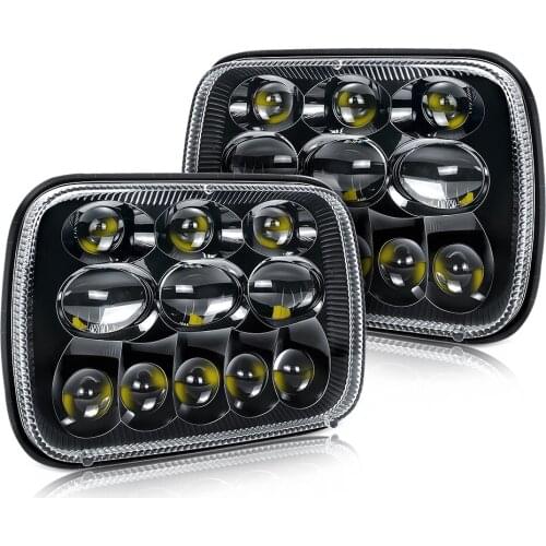 5x7" 6x7" Square LED Headlight Sealed Beam For 4X4 Offroad Wrangler YJ Cherokee XJ Trucks PICKUP Tractor Pickup 12V 24V 36V