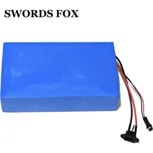 SWORDS FOX 2000W 48V 20AH E Bike Battery Lithium Battery 48v 1000W 2000W Electric Scooter With 3A Charger 50A BMS