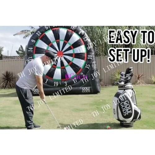 Free air ship to door!outdoor giant inflatable golf foot darts board game,cheap inflatable soccer darts carnival game for sale