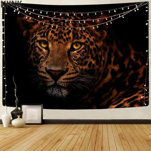 NKNK Brand Tiger Tapiz Animal Home Tapestrys Ferocious Wall Tapestry Harajuku Tenture Mandala Decor Mandala Hippie New