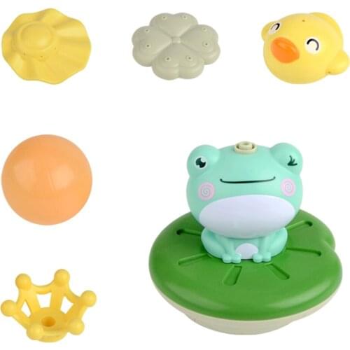 Baby Bath Toys, Water Spray Frog Toy Electric Sprinkler Bathtub Toys Fountain Toy for Toddlers 3-4 Years, 6 to 12 Months