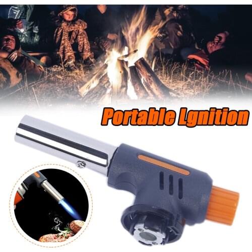 Gas Burner Brenner Gas Pistol Flame Gun Gas Torch Welding Torch Soldering Torch Butane AutoIgnition Gas-Burner Lighter Heating