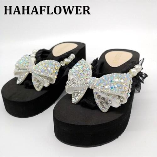 Женские шлепанцы HAHAFLOWER China At AliExpress