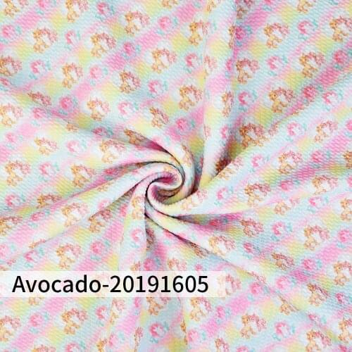 Huangtao Diy 50X150cm Printed Mexico Cute Girl Liverpool Bullet Fabric Fashion Polyester Cotton Fabric For Cloth Bow