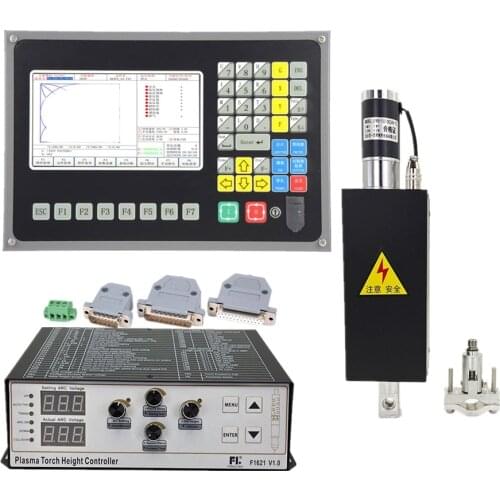 CNC Plasma Controller Kit SF-2100C 2 Axis Plasma Controller + F1621 Torch Height Controller + JYKB-100-T3 Lifer
