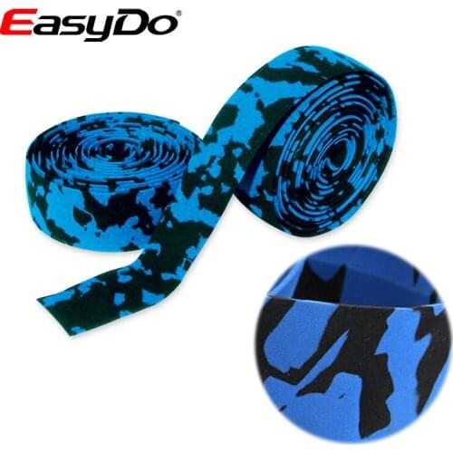 EasyDo 1 Piece Road Bike Bicycle Handlebar tape Camouflage Cycling Handle Belt Cork Wrap Bike Bicycle Cork Handlebar Tape Wrap