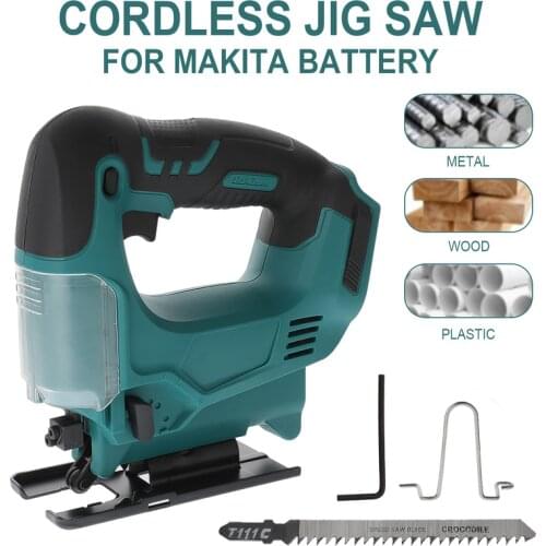 Multi-Function Cordless Jigsaw Electric Jig Saw Wood Iron cutting Electric Saws for Woodworking Scroll Saws Power Tool