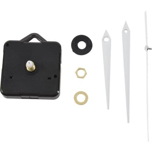 Quartz Clock Movement Mechanism DIY Repair Parts + White Hands Promotion