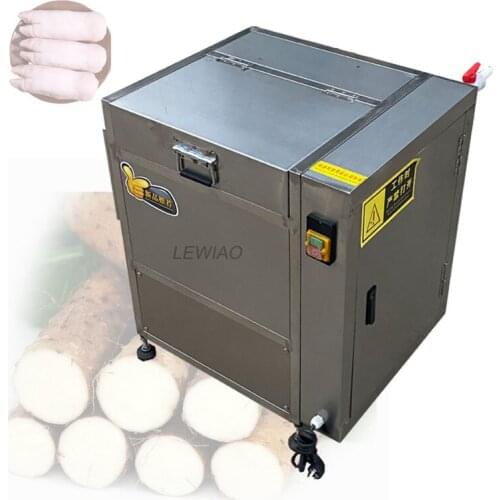 Fruit Vegetable Brush Washing Equipment Cassava Cleaning Ginger Washer Industrial Potato Peeling Machine