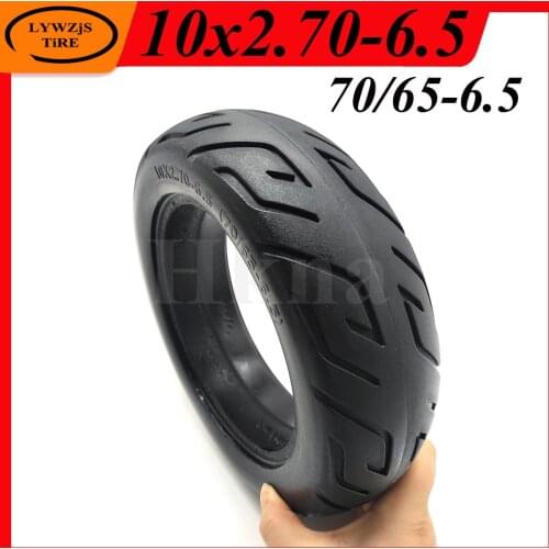 10 Inch 10x2.70-6.5 Solid Tyre 70/65-6.5 Thickening Tire for Electric Scooter Balance Car Parts
