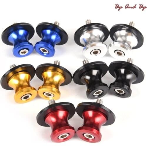 Sliders motorcycle accessories parts Swingarm Spool Sliders New 2pcs/lot Universal 6mm swing arm Spools