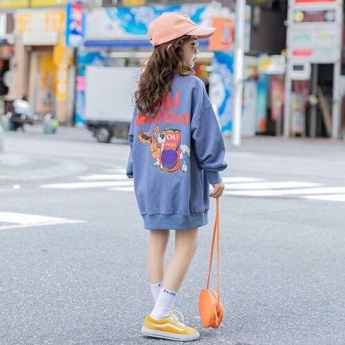Yellow Beige Orange Spring Autumn Tops Hoodies Girls Sweatshirts Coat Kids Outwear Teenager Children Clothes High Quality
