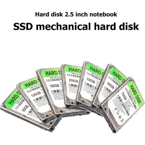 80GB 120GB 160GB 250GB 320GB 500GB Internal HDD 2.5 inch SATA III 5400 RPM Hard Drive for Laptop PC Computer