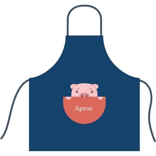 Cartoons Waterproof Kitchen Long Aprons for Woman Kitchen Greaseproof Overalls Fashion Apron Cute Cooking Tools