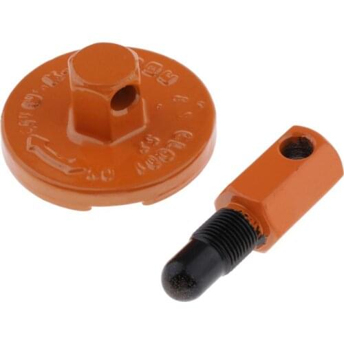 Metal Piston Stop Chainsaw Clutch Flywheel Dismount Tool 14MM Replacement