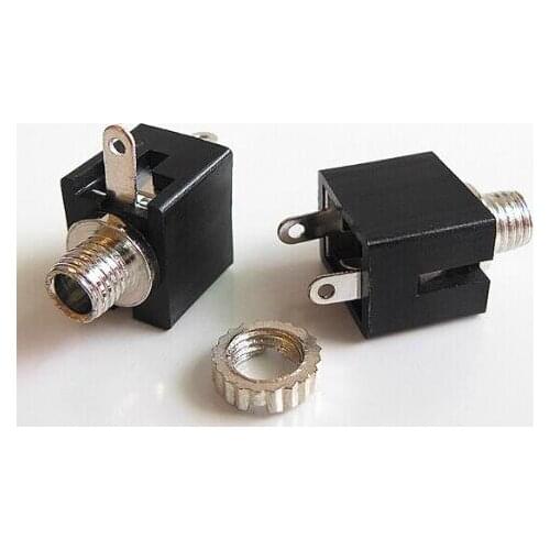 10PCS 3.5mm Female Audio Connector 3 Pin DIP Headphone Jack Socket PJ-301M