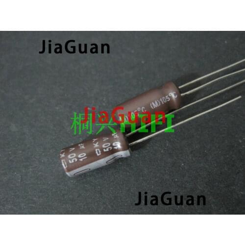 100pcs NEW CHEMI-CON 10uf/50v NIPPON KY 50V10UF 5x11MM electrolytic Capacitor 10UF 50V NCC ky 50v 10uf